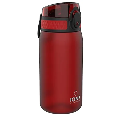 Ion8 Borraccia Bambini Senza Perdite, Senza BPA, Peperoncino Rosso