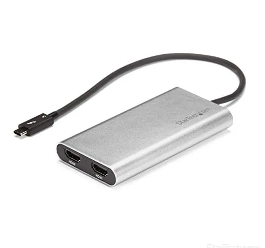 StarTech.com Adattatore Thunderbolt 3 a doppio HDMI - Compatibile Mac e Windows - 4K 60Hz...