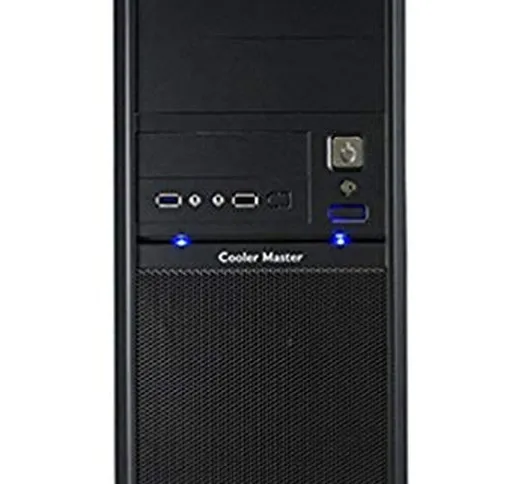 Cooler Master Elite 342 USB 3.0 Case per PC 'microATX, USB 3.0, Pannello Laterale in magli...