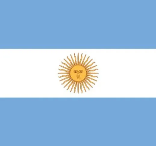 Flaggenking 17001 - Bandiera Argentina, Multicolore, 150 x 90 x 1 cm