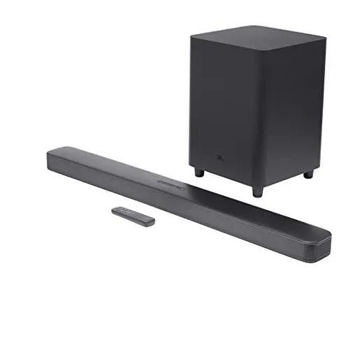 JBL BAR 5.1 Surround, Soundbar Bluetooth con Subwoofer Wireless per TV e PC, Integrazione...