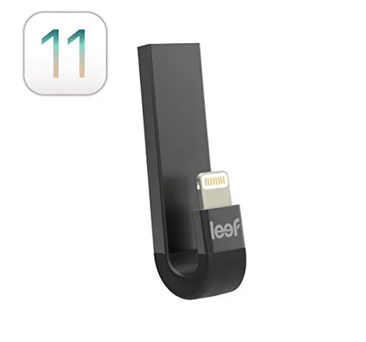 Leef iBridge 3 Pendrive USB e Connettore Lightning, 64GB, USB 3.1, Espansione di Memoria p...