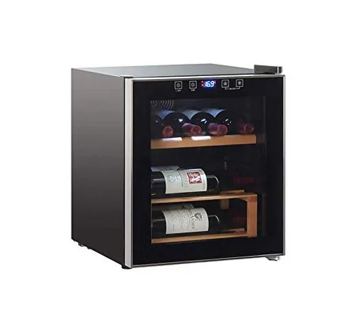 Piccolo Frigo Vino sottopiano, Frigoriferi Vino for Bottiglie di Vino, Calma di Vetro Soli...