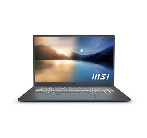MSI Prestige 15 A11SCS-429IT, Notebook 15.6" FHD, Intel Core I7-1185G7, Nvidia GTX 1650Ti...