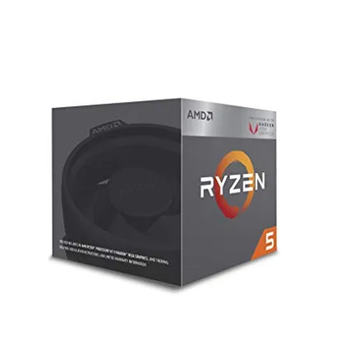 AMD Ryzen 5 2400G 3.6GHz 2MB L2 Box processor - Processors (AMD Ryzen 5, 3.6 GHz, Socket A...