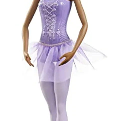 Barbie Ballerina Bambola Afroamericana, Giocattolo per Bambini 3+ Anni, GJL61