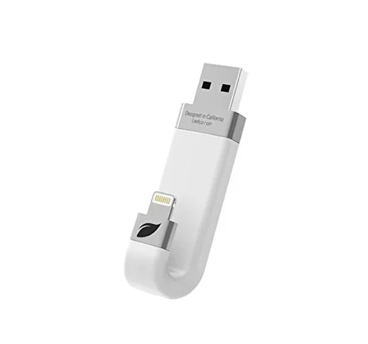 Leef iBridge Pendrive USB e Connettore Lightning, 64GB, Espansione di Memoria per iPhone/i...