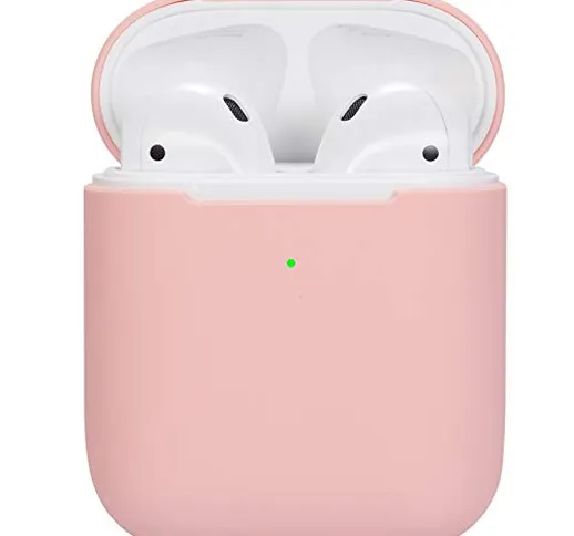 Custodia per Airpods compatibile con Watruer, protettiva in silicone morbido ultrasottile...