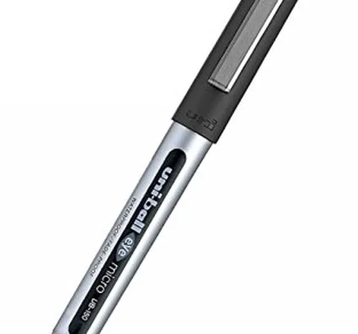 uni-ball Eye Micro UB150 - Confezione da 14 penne roller, colore: Nero