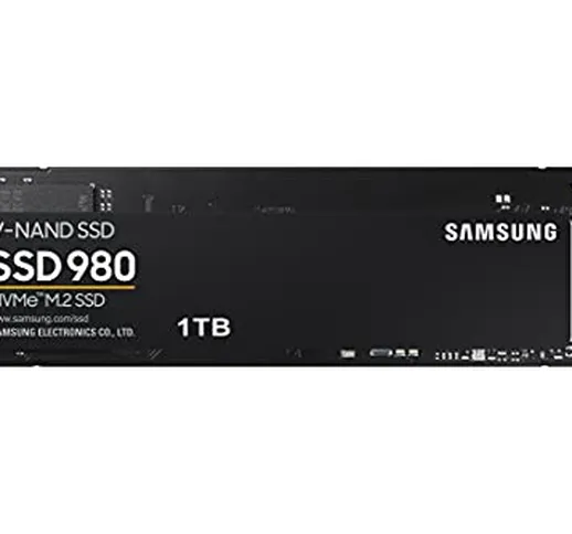 SAMSUNG 980 1 TB PCIe 3.0 (up to 3.500 MB/s) NVMe M.2 Internal Solid State Drive (SSD) (MZ...