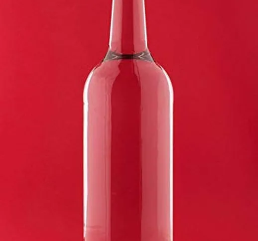 casavetro 6, 8, o 12 Pezzi BOR-TR-1000 ml Bottiglie con Tappo a Vite per Bevande, da 1 lit...