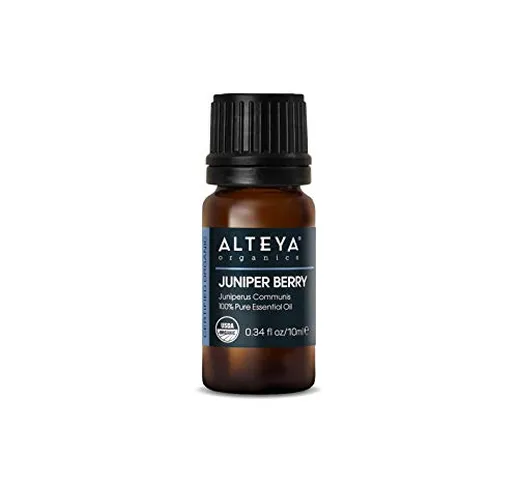 Alteya Organic Bacca di ginepro (Juniperus Communis) 10 ml - Olio essenziale di bacche di...