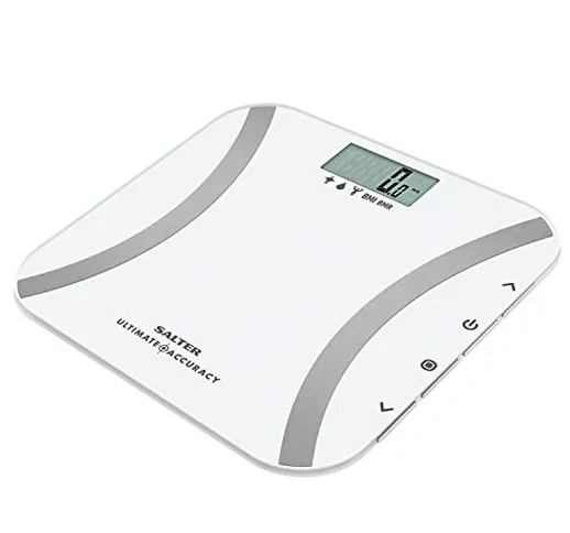 Salter Bilancia Pesapersona Analizzatrice, BMI (Indice di massa corporea), BMR (Tasso meta...