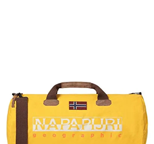 Napapijri Bering El - Borsone da viaggio, 60 cm, Giallo mango (Giallo) - NP000IY4