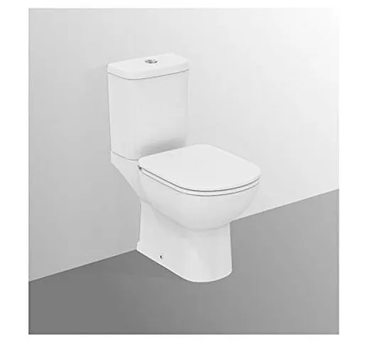 Ceramica Dolomite - Serie Gemma 2 Vaso monoblocco Scarico a Parete Bianc - Bianco, Senza S...