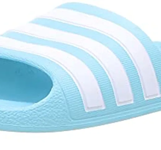 adidas Adilette K, Scarpe da Ginnastica, Pulse Aqua/Ftwr White/Pulse Aqua, 38 EU