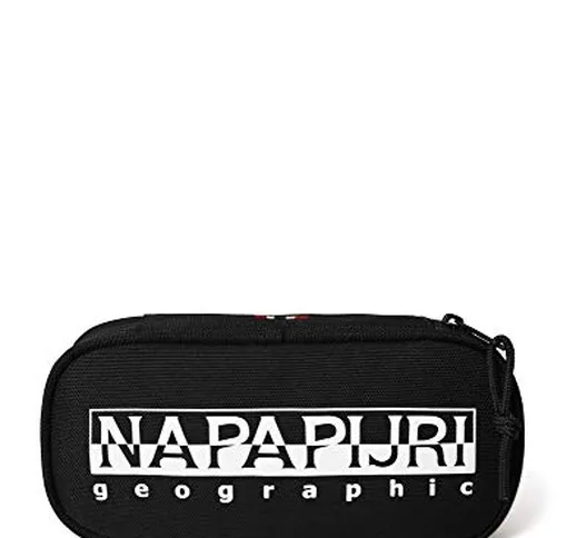 Napapijri - Astuccio Happy Po Re, 22 cm, Nero (Nero) - NP0A4EA2