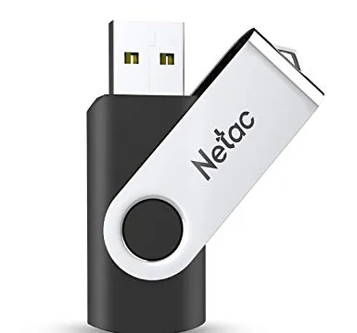 Netac 128 GB Chiavetta USB 3.0，Rotazione a 360 ° Pen Drive，USB Flash Drive velocità di L...