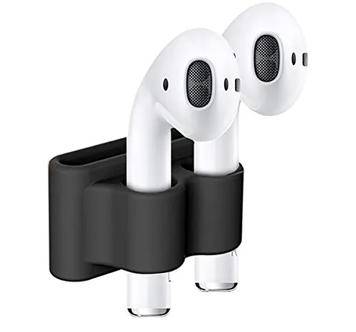 kwmobile Clip da cinturino compatibile con Apple AirPods/Watch (Series 1/2/3) - Supporto p...