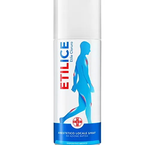 AIESI® Etile Cloruro Spray bomboletta da 175 ml Etilice (Ex Liotonice) # Ghiaccio Spray is...