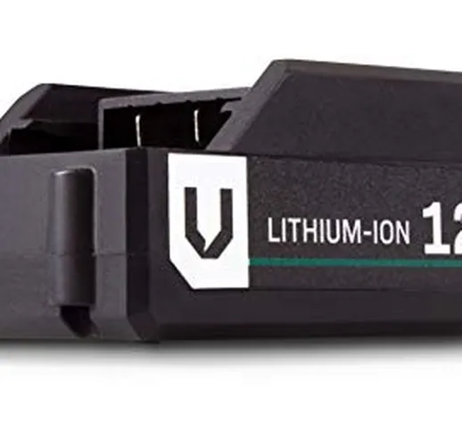 VONROC Batteria agli ioni di litio da 12 V, 1,3 Ah, per CD502DC