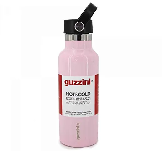Guzzini 11825035 Bottiglia Termica Acciaio 500cc Rosa, Colore, GUZ103