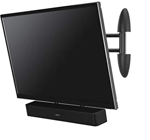 Soundxtra Supporto per TV Sound Cantilever per Bose Solo 5, Nero