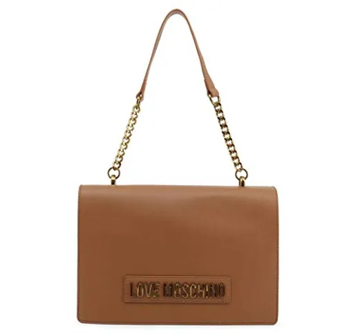 Moschino Borsa donna Love mano/tracolla 3 comparti in ecopelle cuoio B21MO27