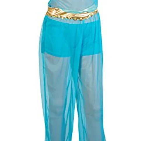 Costume Principessa Jasmine, firmato Emma's Wardrobe - Include Pantaloni e Pantaloncini bl...
