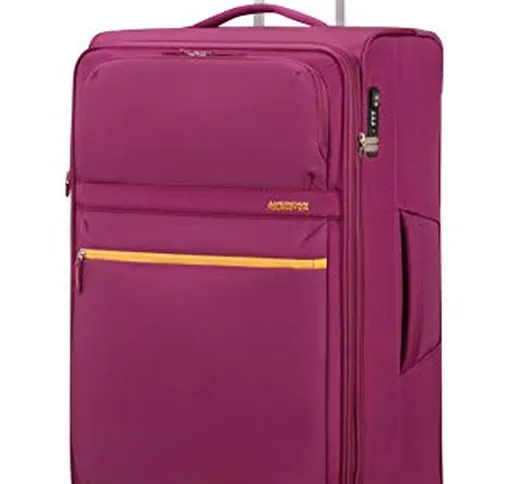 American Tourister Matchup Bagaglio a Mano Spinner L (80cm-115L), Rosa (Deep Pink)