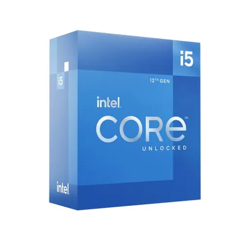 Intel Core i5-12400 - Processore desktop di 12° generazione, 2.5GHz, 6 core, LGA1700, RAM...