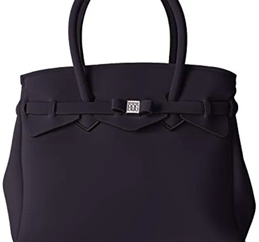 save my bag Miss Plus, Borsa a Spalla Donna, Nero (Nero), 34x29x18 cm (W x H x L)