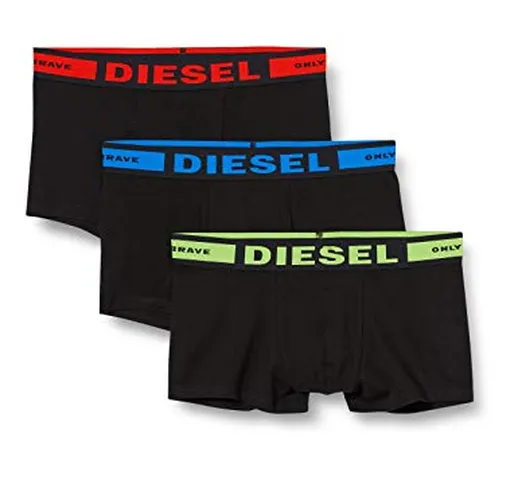 Diesel UMBX-KORYTHREEPACK, Boxer Uomo, Multicolore (Black), M, Pacco da 3