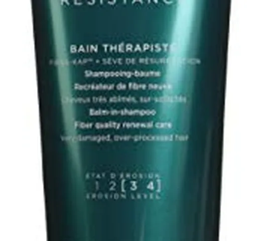 Kérastase Resistance Bain Thérapiste, Shampoo-balsamo ristrutturante per la fibra capillar...