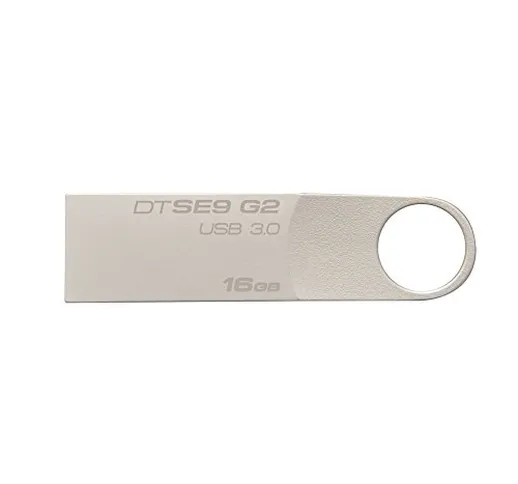 Kingston DataTraveler SE9 G2 - chiavetta 16GB USB 3.0, grigia