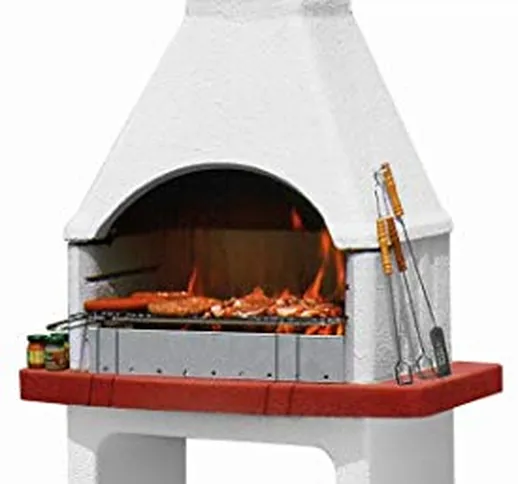 Barbecue in Cemento a Carbonella Monterey 98x62,5x204 cm Mcz