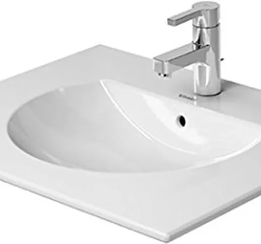 Duravit MöbelWaschbecken Darling New 630 mm, 1 Hahnloch, weiss, 0499630000