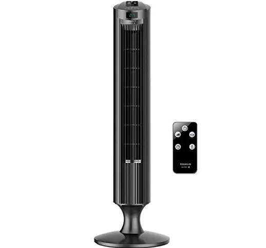 Taurus Babel RCH – Ventilatore a torre digitale extra alto, altezza 84 cm, indicatore di t...