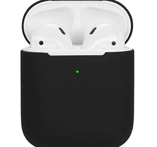 Custodia per Airpods compatibile con Watruer, custodia protettiva in silicone morbido ultr...