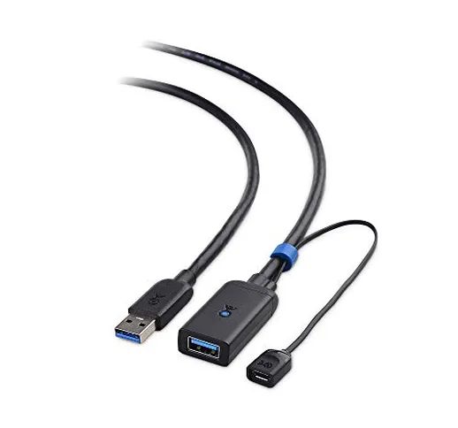 Cable Matters Cavo di prolunga USB attivo da maschio a femmina (cavo di prolunga USB 3.0)...