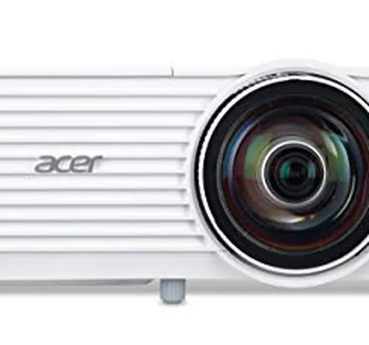 Acer S1286HN Proiettore, Risoluzione XGA, Contrasto 20.000:1, Luminosità 3.500 ANSI, Conne...