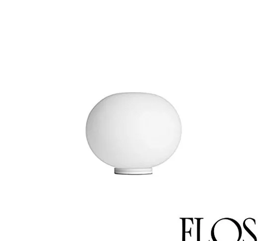 Flos Glo-Ball BASIC ZERO Dimmer Lampada da Tavolo bianco vetro Jasper Morrison 2009 - ON-O...