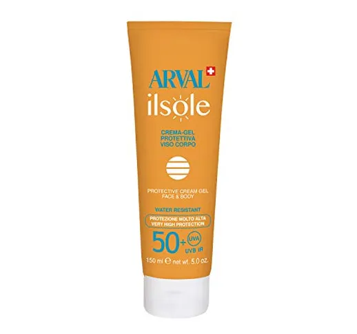 Arval Crema-Gel Protettiva Viso Corpo Spf 50+ - 150 ml