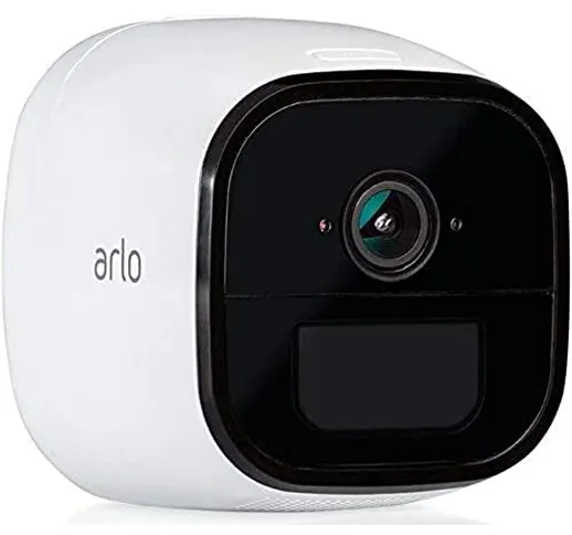 Arlo Go, Telecamera di videoorveglianza 4G, 3G LTE 100% senza Fili, Compatibile con Sim di...