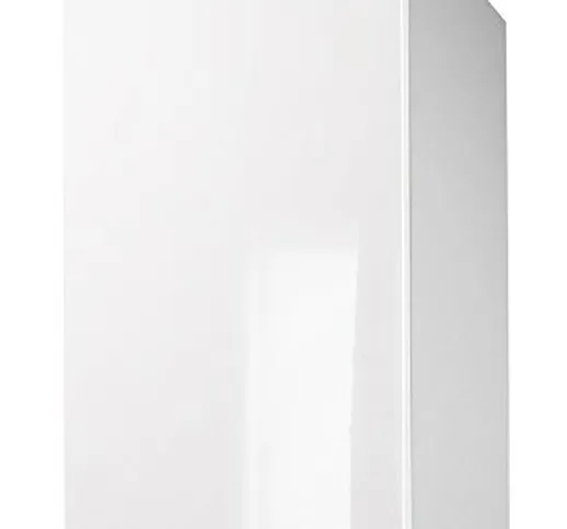 Berlenus CP4HB - Mobile Alto da Cucina con un'anta, 40 x 34 x 70 cm, Colore: Bianco Brilla...