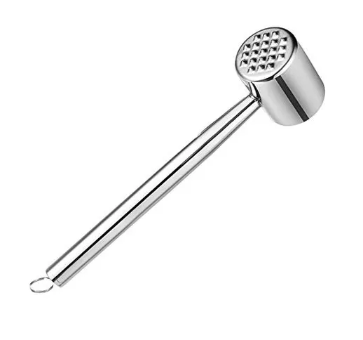 Tenderizer per Carne,Martello per Carne Sfuso in Acciaio Inossidabile, Martello per Carne...