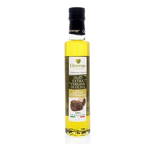 Olio Clemente - 1 Bottiglia di Olio Extra Vergine di Oliva, 100% Italiano, Aromatizzato al...