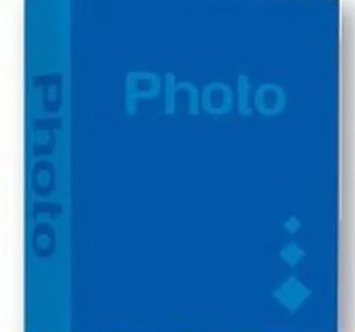 Puntofotoidee Bs57300blu Album portafoto a tasche, per 300 foto, 13 x 19 cm, colore: blu