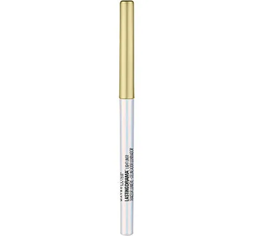 Maybelline New York Matita Occhi Illuminante Master Drama Lightliner a Lunga Tenuta, 10 St...