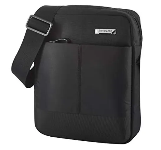 Samsonite Hip-Tech 2 Borse a tracolla, Tablet Umhängetasche M, 9.7 Zoll (24cm - 3.5L), Bla...